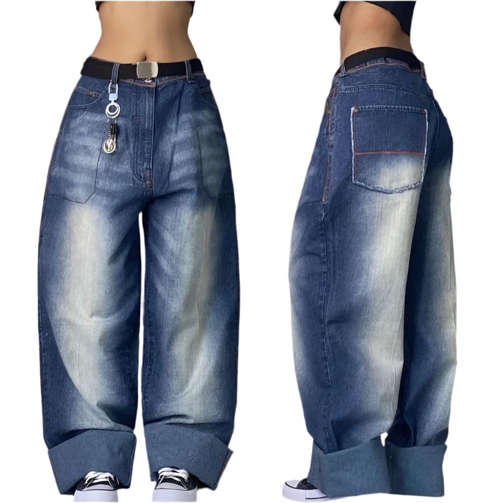 Y2K WASHED BAGGY JEANS