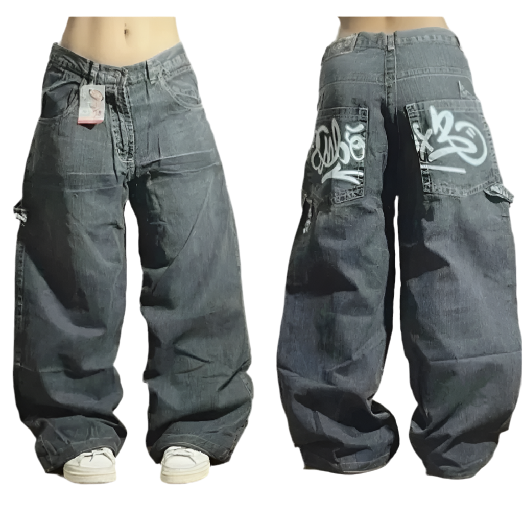 Y2K WASHED BAGGY JEANS