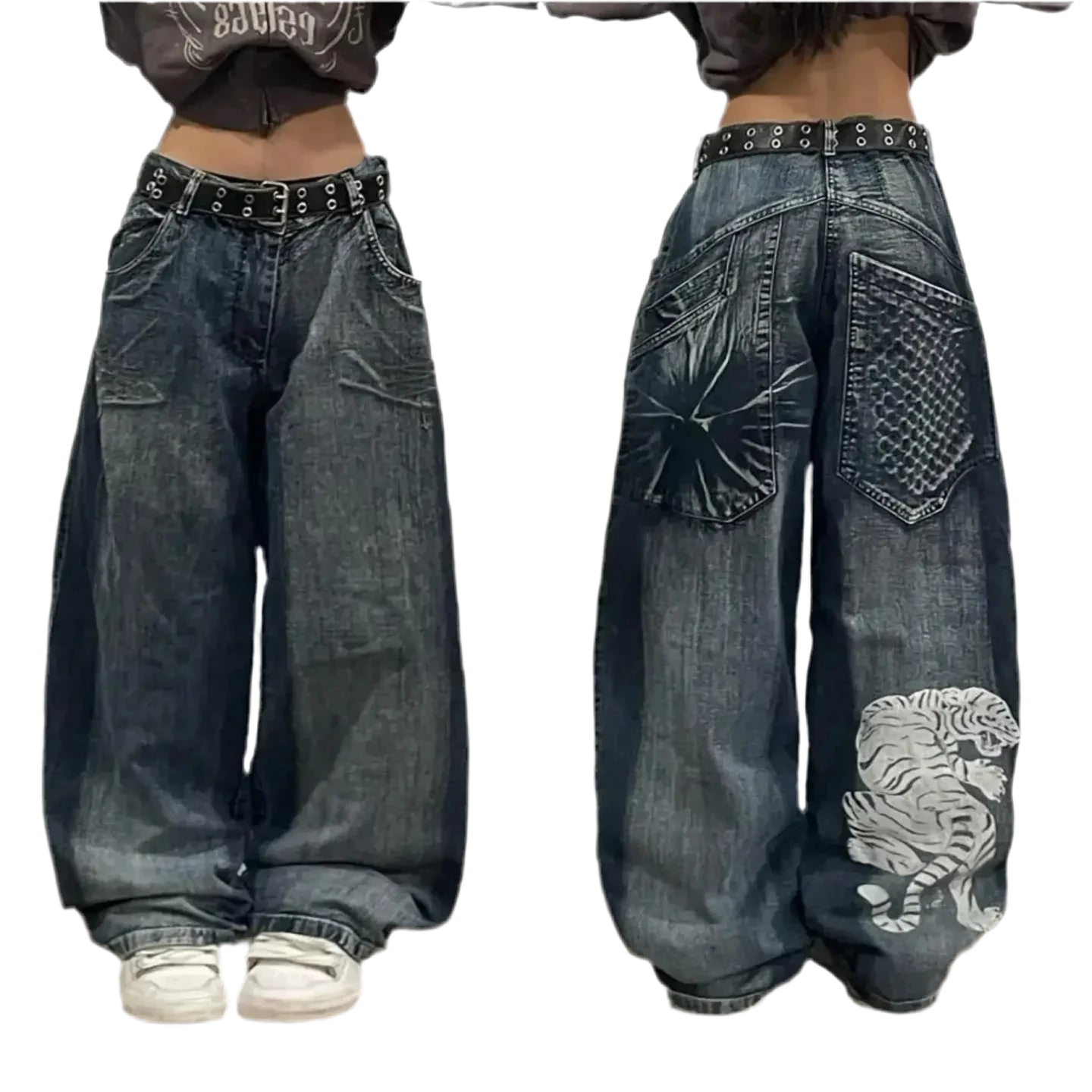 Y2K WASHED BAGGY JEANS