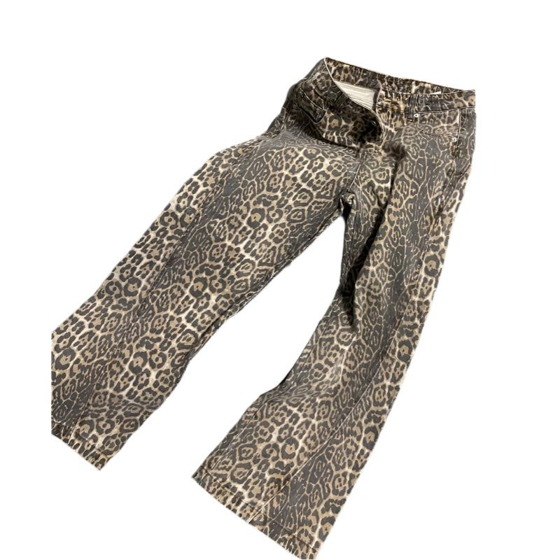 VANDAL LEOPARD BAGGY JEANS