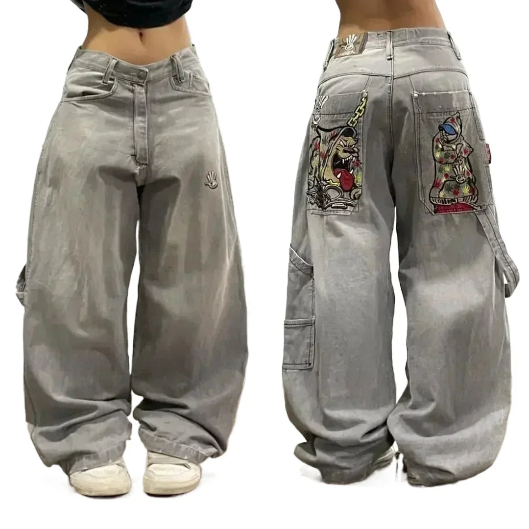 NEW STREET FASHION LOOSE JEANS