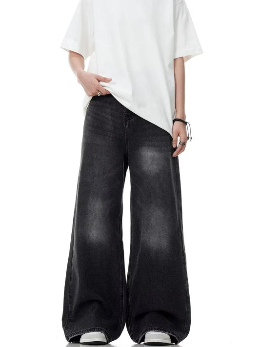 HOT HIP HOP WIDE LEG  OVERSIZED JEANS